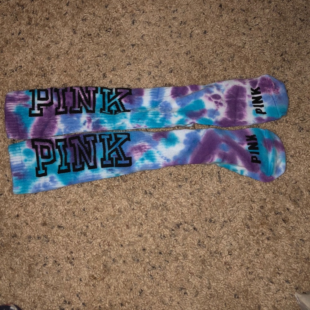 Pink socks/ never worn